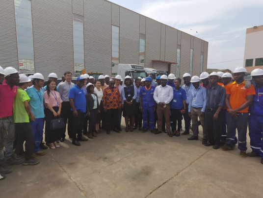 President of Ghana visits SINOTRUK plant